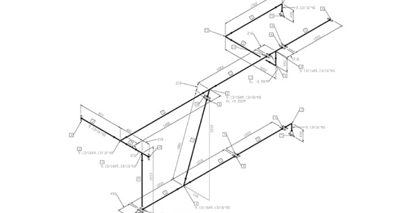 Isometric model Ballast Water Treatment System