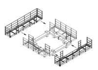 3 Modification of a moonpool frame