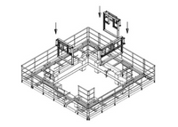 4 Modification of a moonpool frame