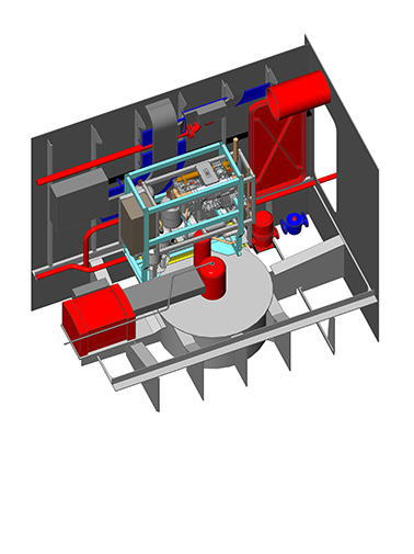 Hydra Steering Gear Room 3D