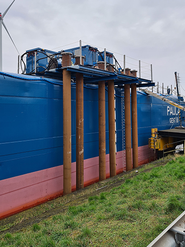 Sarens contracted Saltwater to calculate the actual capacity of a ballast system to account for possible flow/pressure losses due to the system layout.