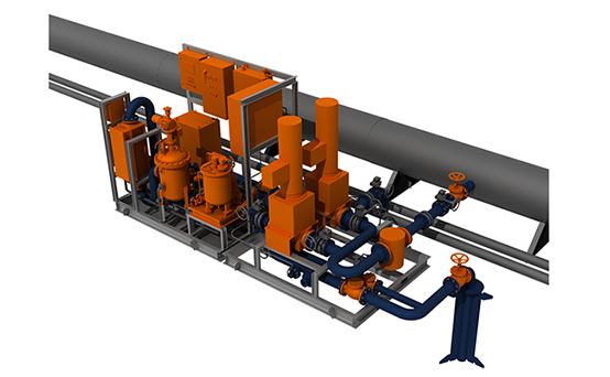 Single Ballast Water Treatment System Picture of the Single Ballast Water Treatment System