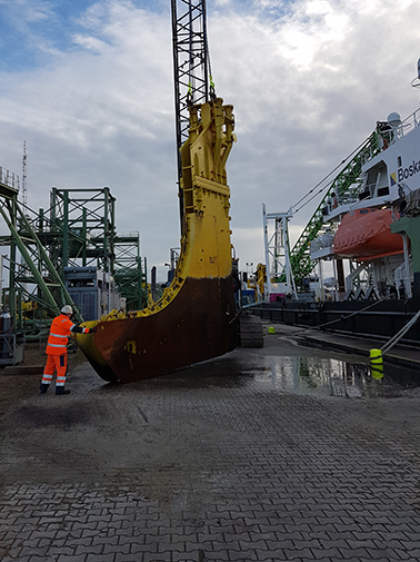 Onsite 3d scanning of an injector foot