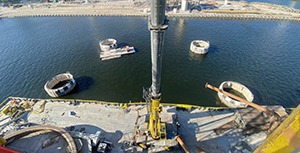 Removal of 5 caissons at Ijmuiden.