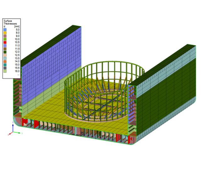 Saltwater was contracted to complete a strength analysis for a cable tank. In addition, the scope consisted of conducting a motion analysis.