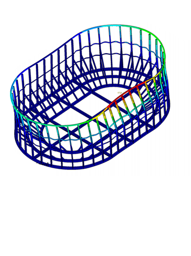 Saltwater was contracted to complete a strength analysis for a cable tank. In addition, the scope consisted of conducting a motion analysis.