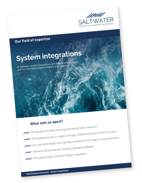 Ship Design & Conversion_System Intergrations Leaflet System Integrations Mock-up