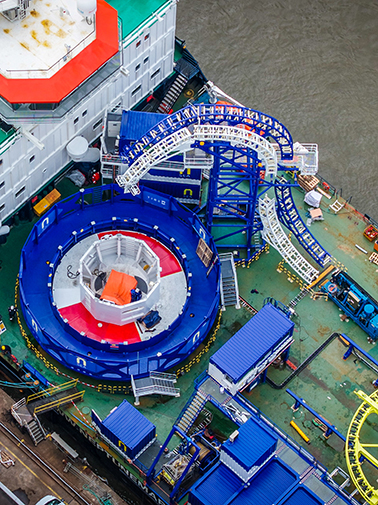Mobilization of Curo, a cable repair vessel