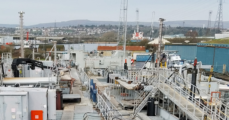 Saltwater carried out a fast lightweight survey in Newport for a bitumen vessel, ensuring stability and center of gravity compliance. Lightweight survey by Saltwater for bitumen vessel in Newport, UK