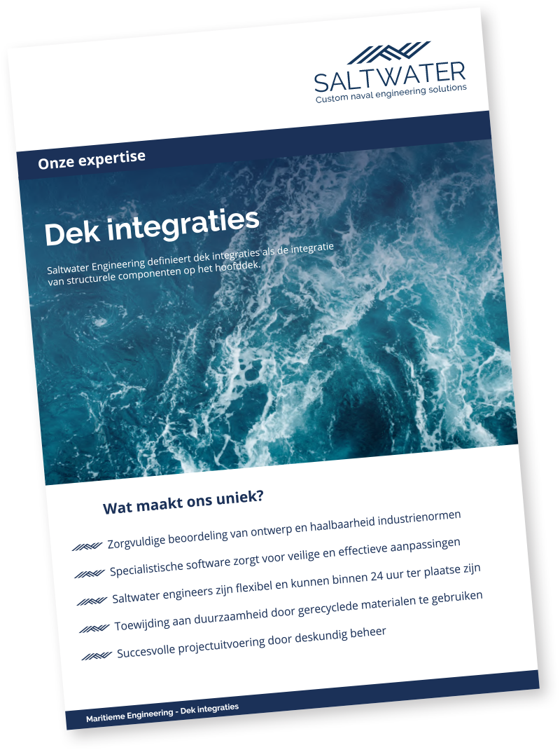 Saltwater Dek integraties