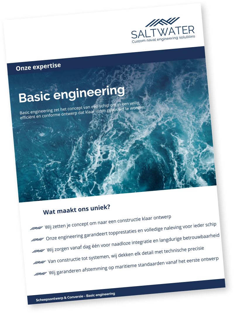 Saltwater Basic engineering leaflet