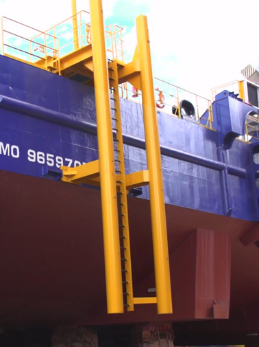 Outfitting the barge