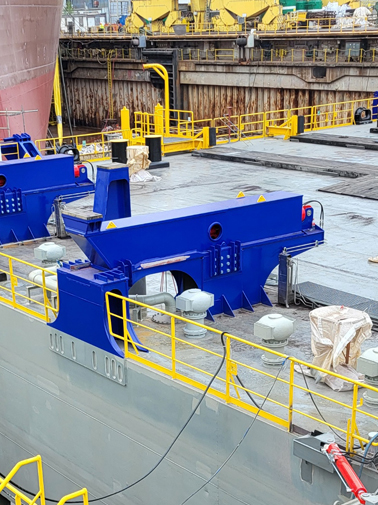 Hoisting frames for Fehmarnbelt