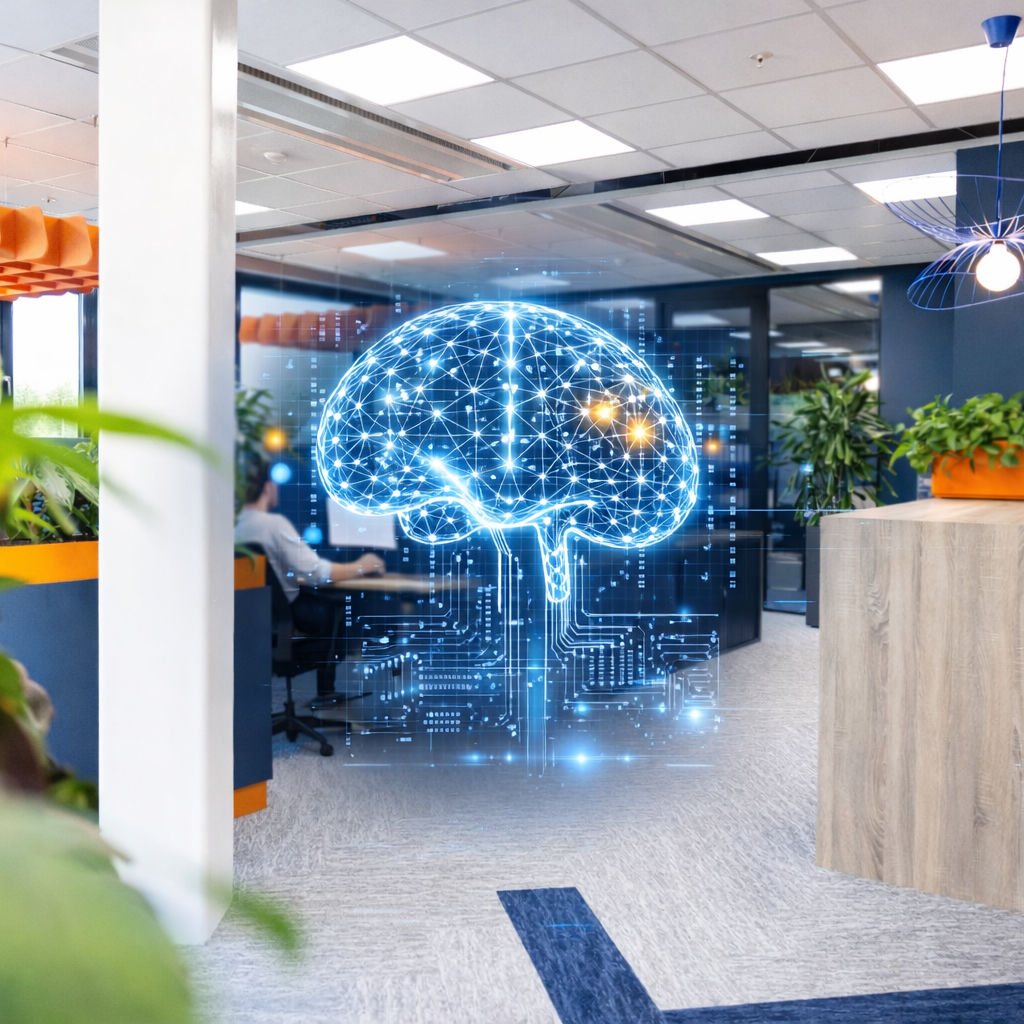 Saltwater Office with AI element